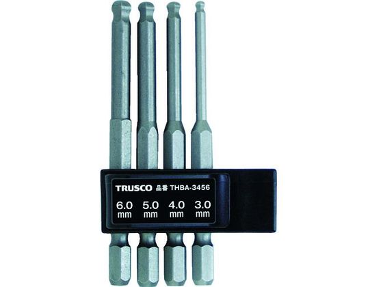 �ڥ�ӥ塼��Ƥ�100��OFF�����ݥ�ۡڤ����󤻡�TRUSCO �ܡ���ݥ����ϻ�ѥӥå�4���ȥ��å� THBA-3456 ��Ƭ�ӥå� �ɥ饤�С��ӥå� ������� ����