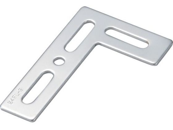 【マラソン限定★ポイント2倍】【お取り寄せ】TRUSCO ジョイント金具24型フラット クロム 寸法100×65 穴数4 建築金物 土木 建築資材