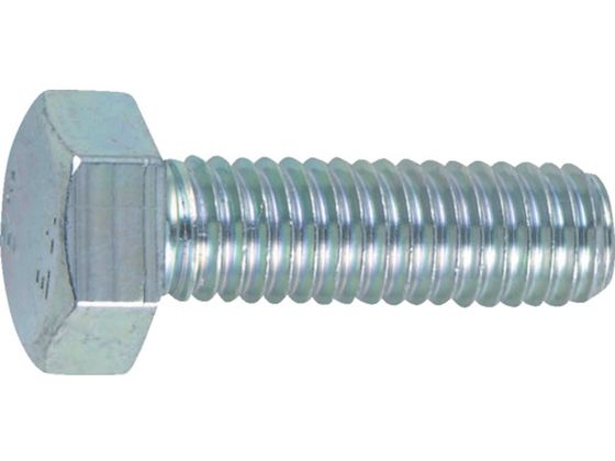 【スーパーSALE限定2,000円クーポン★11日9:59迄ポイント2倍】 【お取り寄せ】TRUSCO 六角ボルト三価 白 全ネジ M12×25 5本入 B722-1225 ボルト 素材 ねじ 釘 作業 工具