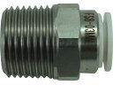 【マラソン限定★2000円クーポン&ポイント2倍】【お取り寄せ】チヨダ ファイブSUSメイルコネクタ 白 8mm・R3/8 FS8-03MW 汎用管継手 コンプ...