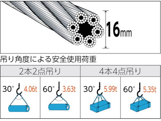 �ڥ�ӥ塼��Ƥ�100��OFF�����ݥ������̵���ڤ����󤻡�TRUSCO �̳ݤ��磻�䡼������ ��� 16mm��6m TWD-16S6 �磻�䡼 ����� �߶� �Х�󥵡� ʪή ���