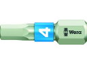 【店内全品ポイント2倍★16日9:59迄】 【お取り寄せ】Wera 3840/1 ステンレストーションビット ヘキサゴン4.0×25 071074 ドライバービ...