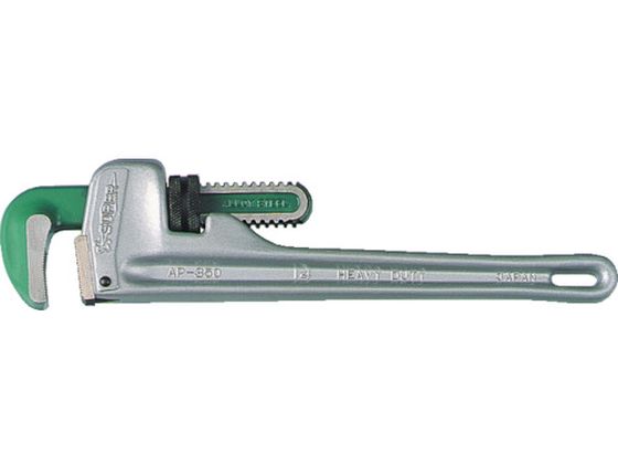 【レビュー投稿で100円OFFクーポン】【お取り寄せ】スーパー アルミ製ストレートパイプレンチ(被覆管専用)本体全長:245 AP300N 空調配管工具 水道 空調配管用工具 作業用品 工具