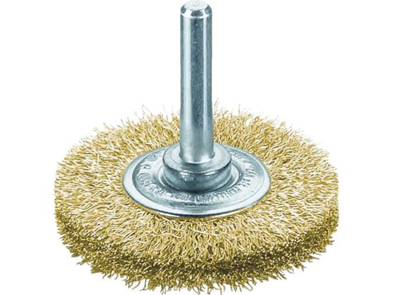 【マラソン限定★ポイント2倍】【お取り寄せ】LESSMANN 軸付ホイルブラシ 真鍮線 0.2 φ60 416542 軸付ブ..