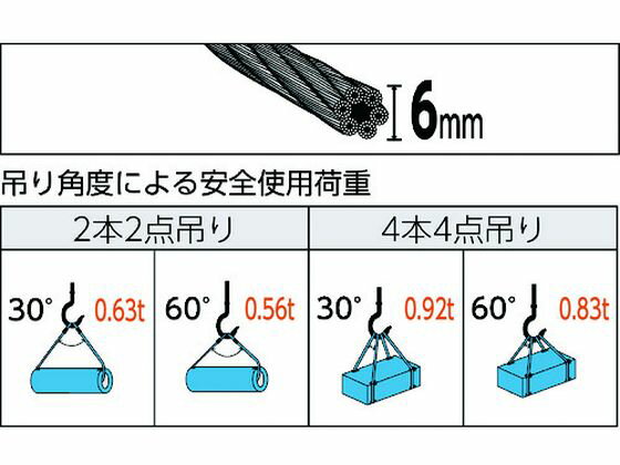 �ڥ�ӥ塼��Ƥ�100��OFF�����ݥ�ۡڤ����󤻡�TRUSCO �̳ݤ��磻�䡼������ ��� 6mm��2.5m TWD-6S2.5 �磻�䡼 ����� �߶� �Х�󥵡� ʪή ���