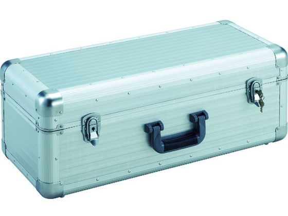 【お取り寄せ】TRUSCO 大型アルミ工具箱 640×260×H230 シルバー TAC-66H