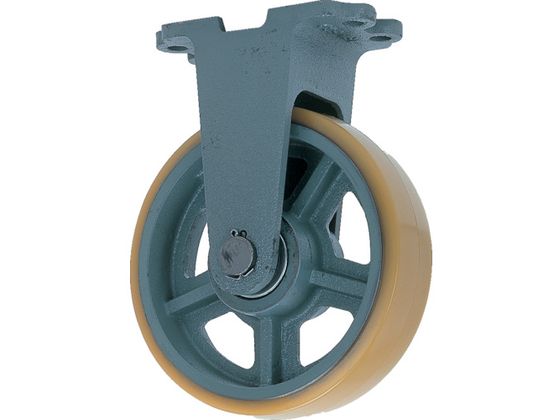 乐天商城 - 【レビュー投稿で100円OFFクーポン】【お取り寄せ】ヨドノ 鋳物重荷重用ウレタン車輪固定車付き UHBーk130X65 UHB-K130X65 キャスター 筐体 機構部材 金物