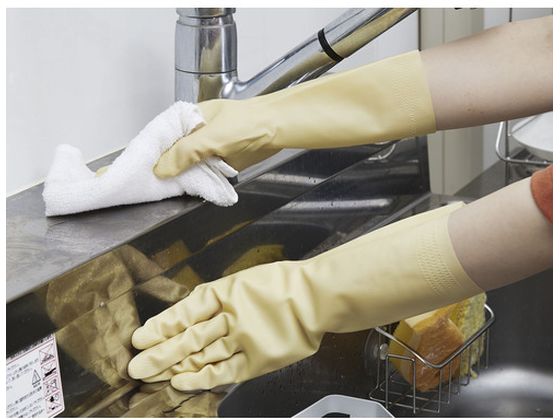 【レビュー投稿で100円OFFクーポン】【お取り寄せ】ビニスター 天然ゴム手袋 ビューティー中あつ手 S 266-S 天然ゴム手袋 厚手手袋 耐油手袋 作業用手袋