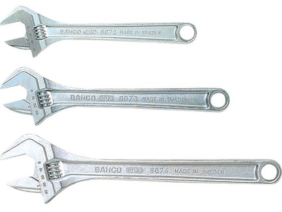 【お取り寄せ】バーコ モンキーレンチメッキ 全長205mm 8071C レンチ スパナ プーラー 作業用品 工具