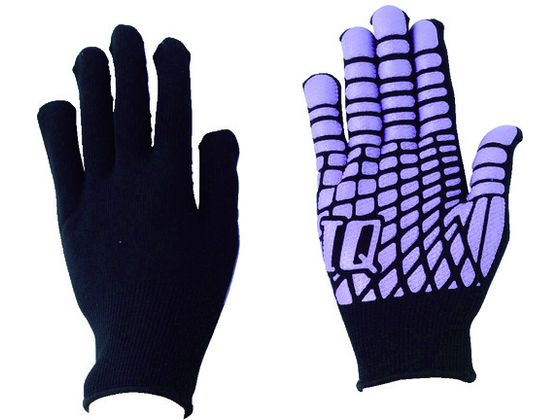 Child Gloves - 【マラソン限定★2,000円クーポン＆ポイント2倍】【お取り寄せ】川西 IQグローブ パープル 2225P すべり止め軍手 軍手 背抜き手袋 作業用手袋