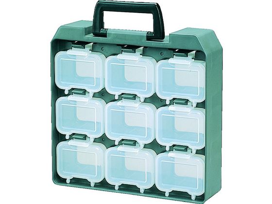 【マラソン限定2,000円クーポン★ポイント2倍28日9:59迄】 【お取り寄せ】アイリスオーヤマ パーツ収納 ユニットケース ウエストケース9個付 231010 UC-9 ツールボックス ツールバック 保管 作業