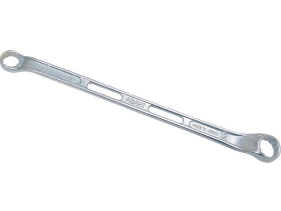 【レビュー投稿で100円OFFクーポン】【お取り寄せ】ASH ライツールオフセット両口めがね22mm×24mm LEF2224 めがねレンチ レンチ スパナ プーラー 作業用品 工具