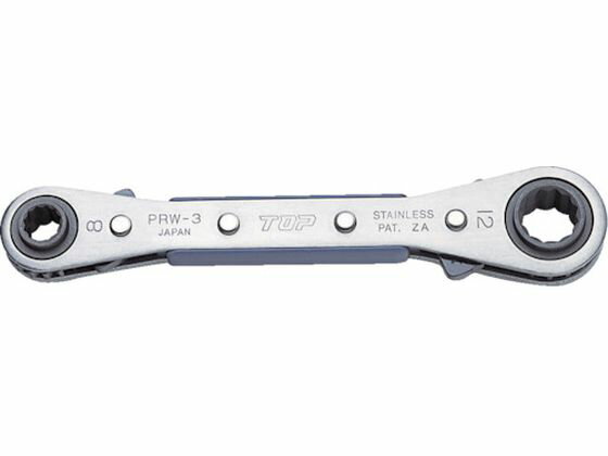 【レビュー投稿で100円OFFクーポン】【お取り寄せ】TOP 4サイズ板ラチェットレンチ 19×21・22×24mm PRW-7 ラチェットレンチ レンチ スパナ プーラー 作業用品 工具