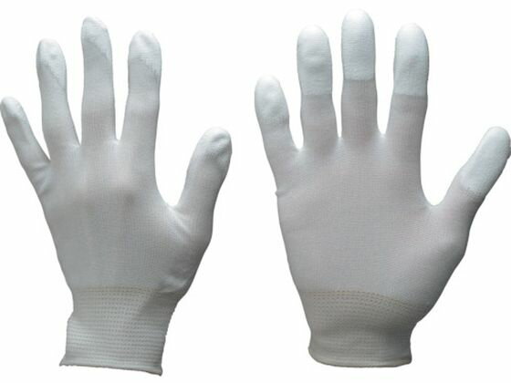 【レビュー投稿で100円OFFクーポン】【お取り寄せ】トワロン ウレタン指先コート手袋 チップタッチ L 110-L 背抜き手袋 軍手 作業用手袋