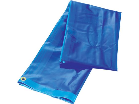 【レビュー投稿で100円OFFクーポン】【お取り寄せ】TRUSCO 溶接遮光シートのみ 0.35T×W1970×H1970 青 溶接 潤滑 接着 補修