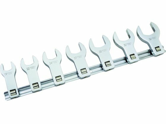 【レビュー投稿で100円OFFクーポン】【お取り寄せ】ASH ロングクローフートレンチセット12.7□(7pcs) VCLS470 レンチ スパナ プーラー 作業用品 工具