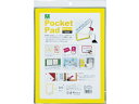 【お取り寄せ】光 ポケットパッド PDA4-5 粘着タブ テープ 粘着タイプ掲示 掲示物留め 吊下げ POP 掲示