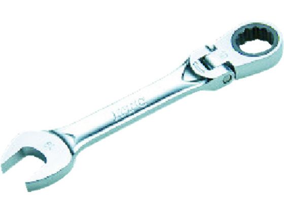 【レビュー投稿で100円OFFクーポン】【お取り寄せ】KTC ショートラチェットコンビネーションレンチ(首振りタイプ) 19mm MSR2S-19F ラチェットレンチ レンチ スパナ プーラー 作業用品 工具