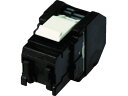【レビュー投稿で100円OFFクーポン】【お取り寄せ】コーニング RJ45モジュラージャック ツールレスタイプ Cat5e 黒 モジュラーケーブル PC用ケーブ...