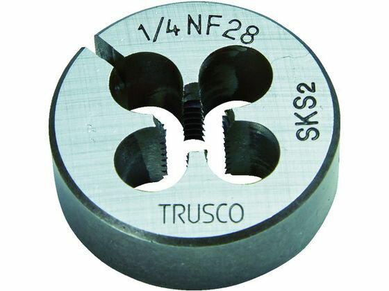 乐天商城 - 【レビュー投稿で100円OFFクーポン】 【お取り寄せ】TRUSCO 丸ダイス 25径 ユニファイねじ 1／4UNF28 (SKS) T25D-1 4UNF28 ねじ切り工具 タップ ダイス 切削工具 作業用品 工具