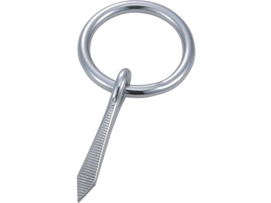 樂天商城 - 【レビュー投稿で100円OFFクーポン】【お取り寄せ】TRUSCO 打ち込み丸カン ステンレス製 8mm (1個=1袋) TUM-8 ワイヤークリップ アイボルト アイナット 物流 作業