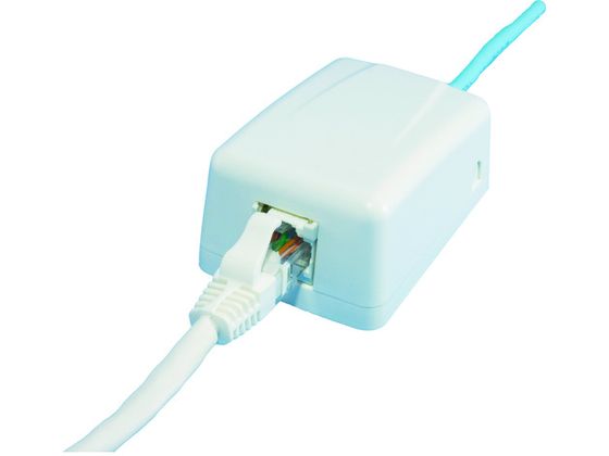 ココデカウの【お取り寄せ】コーニング Cat5e RJ45モジュラージャック露出型アウトレットセット 1ポート｜アングル3