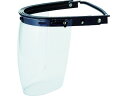 【ポイント2倍★22日20:00〜27日9:59迄】【お取り寄せ】TRUSCO ヘルメット取付型防災面 簡単着脱 曇り止め加工 メガネ ゴーグル 防災面 安全保...