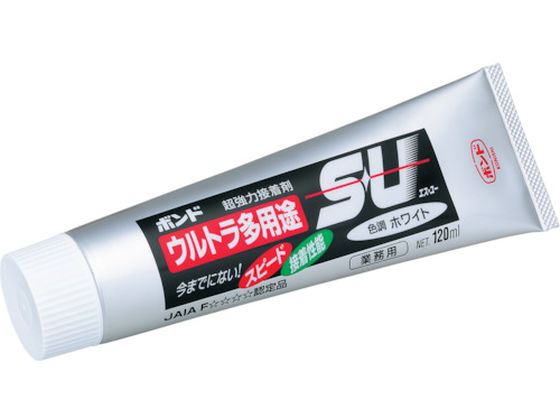 【マラソン限定★ポイント2倍】【お取り寄せ】コニシ ボンドウルトラ多用途SU 120ml 白 箱 04727 接着剤..