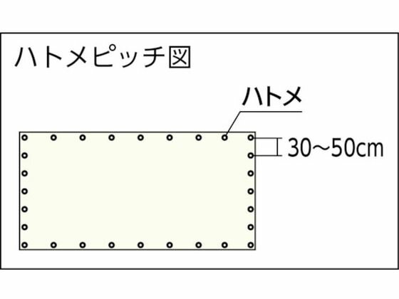 【レビュー投稿で100円OFFクーポン】【お取り寄せ】TRUSCO 防炎シートα軽量 幅1.8m...