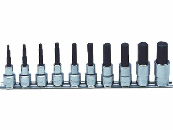 【レビュー投稿で100円OFFクーポン】【お取り寄せ】コーケン ヘックスビットソケットセット 差込角12.7mm RS4010M 10-L50 ソケット ソケットレンチ 作業用品 工具