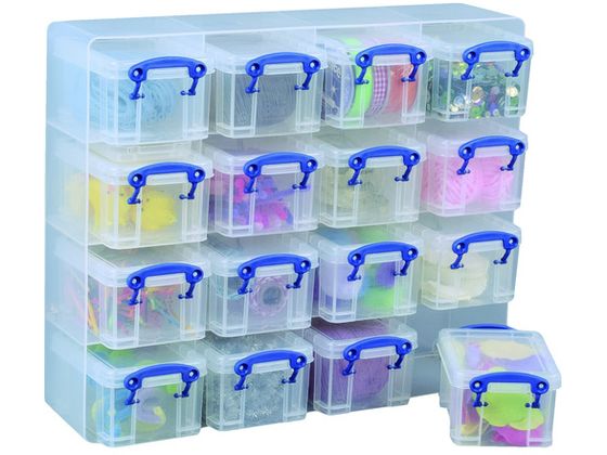 【レビュー投稿で100円OFFクーポン】【お取り寄せ】RUP 収納ケース オーガナイザー 0.14L クリア 0.14-16ORGCLEAR バックルコンテナ 保管 作業