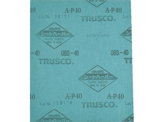 【お取り寄せ】TRUSCO シートペーパー＃30 1枚入 GBS-30-1P 研磨材 研磨材料 潤滑 接着 補修 溶接用品
