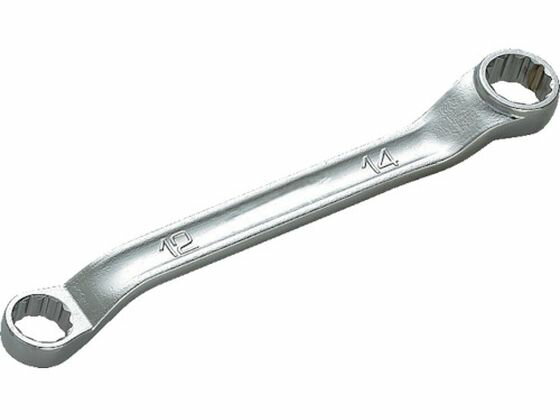 梅花扳手 - 【レビュー投稿で100円OFFクーポン】【お取り寄せ】KTC 45°×6°ショートめがねレンチ17×19mm M5S-1719 めがねレンチ レンチ スパナ プーラー 作業用品 工具