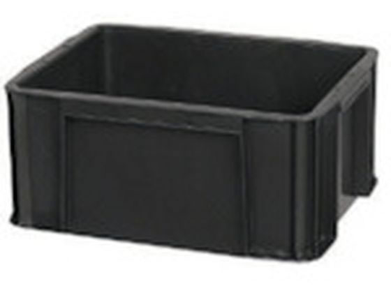 【レビュー投稿で100円OFFクーポン】【お取り寄せ】積水 導電コンテナ T-28 黒 T-28 ボックスコンテナ 保管 作業