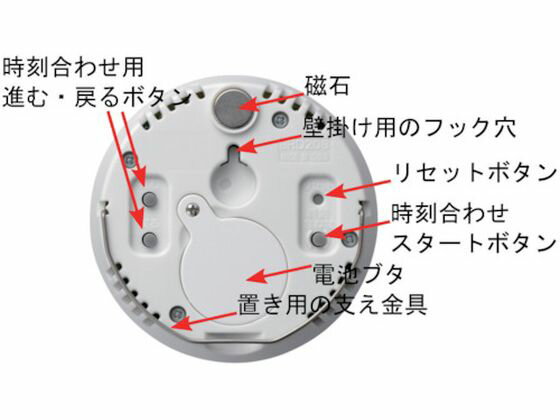 【お取り寄せ】シチズン/高精度 温湿度計 白 φ65*13/8RD208-A03