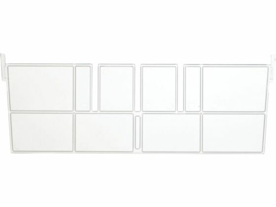 乐天商城 - 【マラソン限定★ポイント2倍】【お取り寄せ】TRUSCO 仕切板 短手F-1用 透明 F-8STM ボックスコンテナ 保管 作業