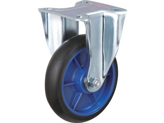 【レビュー投稿で100円OFFクーポン】【お取り寄せ】イノアック 低始動抵抗キャスター 固定金具付 Φ150 黒 シャフトΦ20 LR-150WK-BK-20 ..