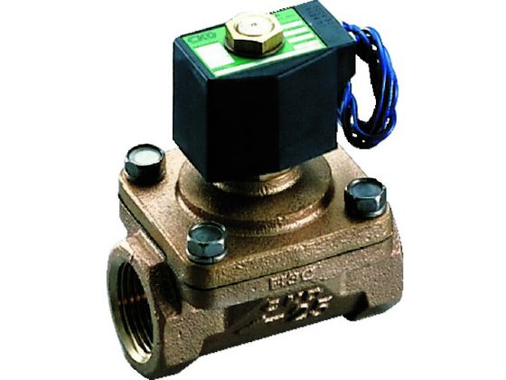 【お取り寄せ】CKD パイロットキック式2ポート電磁弁(マルチレックスバルブ)100[[MM2]]/有効断面積 APK11-15A-02C-AC100V 電磁弁 コンプレッサー 空圧機器 ホース 生産加工 作業 工具