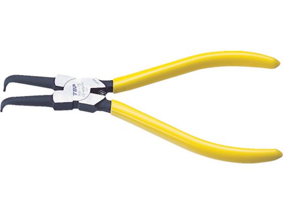 乐天商城 - 【レビュー投稿で100円OFFクーポン】【お取り寄せ】TOP スナップリングプライヤ穴用曲爪 125mm 使用範囲6〜11mm HB-125F プライヤー ペンチ ニッパ 作業用品 工具