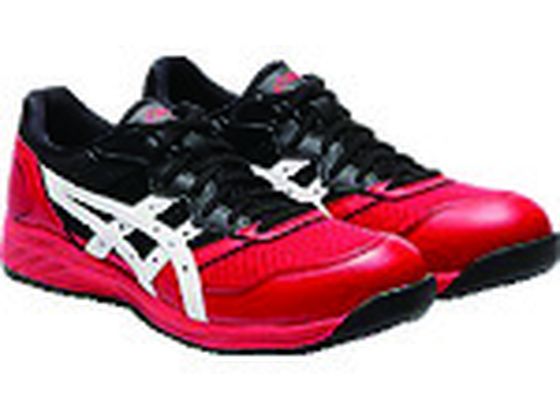 【お取り寄せ】アシックス ウィンジョブ CP210 クラシックレッド×ホワイト 22.0cm 安全靴 作業靴 安全保護具 作業