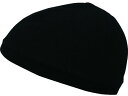 【お取り寄せ】福徳 抗菌防臭ヘルニットキャップ ブラック 1817-BLK ヘルメット 安全保護具 作業