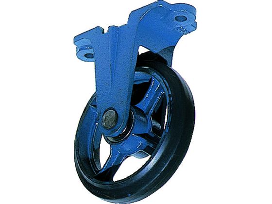 【レビュー投稿で100円OFFクーポン】【お取り寄せ】京町 鋳物製金具付ゴム車輪200MM AU-200 キャスター 筐体 機構部材 金物
