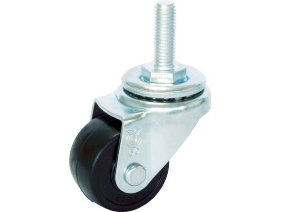 【レビュー投稿で100円OFFクーポン】【お取り寄せ】ユーエイ ねじ込みキャスター自在車 65径ハードゴム車輪 ピッチ1.75 ST-65RH-M12-35 キャスター 筐体 機構部材 金物