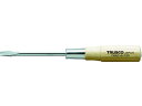 【お取り寄せ】TRUSCO 木柄貫通ドライバー 刃先-6 100mm TWKD-6-100 グリップドライバー 六角棒レンチ 作業 工具(4)