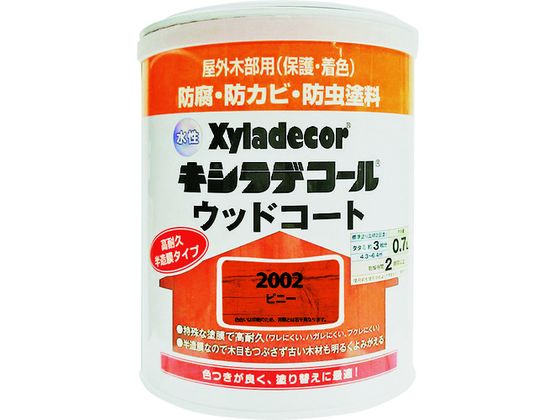 【レビュー投稿で100円OFFクーポン】【お取り寄せ】KANSAI 水性XDウッドコートS ピニー 0.7L #00097670010000 塗料 塗装 養生 ...