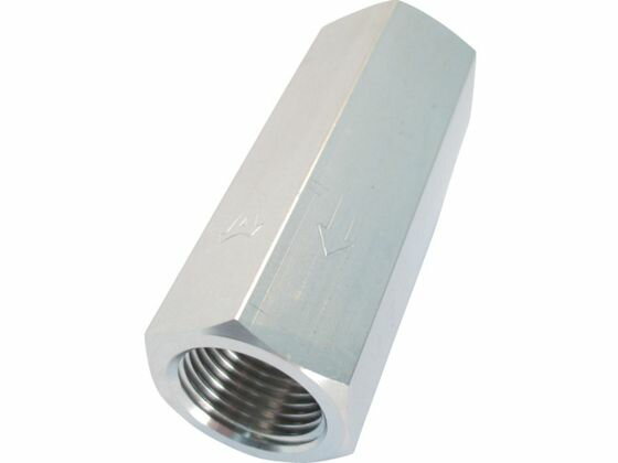 【レビュー投稿で100円OFFクーポン】【お取り寄せ】ASOH エーチェック SUS製チェックバルブ 内ネジ×内ネジ型 Rc1／4 AS-8022 バルブ 弁 コック 配管材