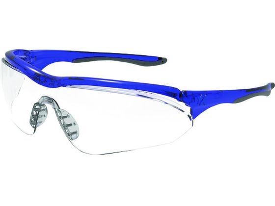 【お取り寄せ】YAMAMOTO 一眼形保護めがね LF-501CBL メガネ ゴーグル 防災面 安全保護具 作業