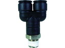【レビュー投稿で100円OFFクーポン】【お取り寄せ】チヨダ ファイブメイルブランチワイ 10mm・R1/4 F10-02MY 汎用管継手 コンプレッサー 空圧...