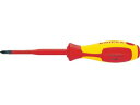 【お取り寄せ】KNIPEX 1000V 絶縁ドライバー (+1) 9824-01SL 絶縁ドライバー 空調 電設資材 作業 工具(2)
