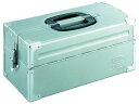 【お取り寄せ】TONE ツールケース(メタル) V形2段式 シルバー BX322SV ツールボックス ツールバック 保管 作業